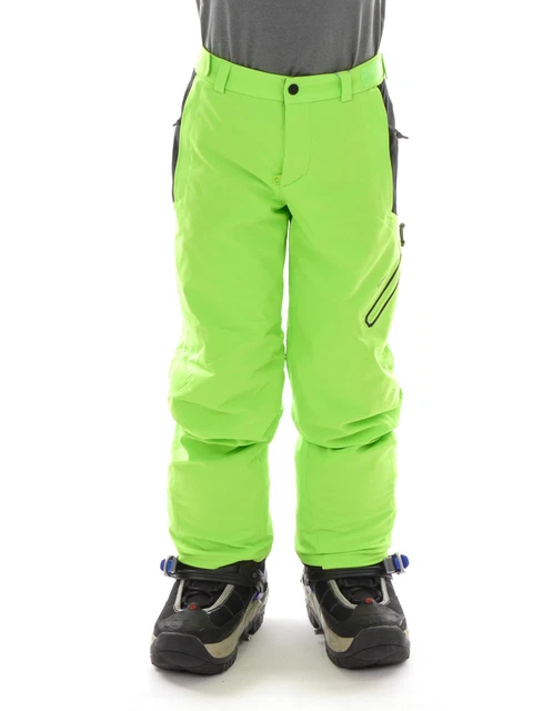 Pantalon de ski vert fluo 2025
