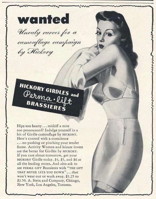 Magazine Ad - 1943 - Perma-Lift Bra's - World War II - (#3)