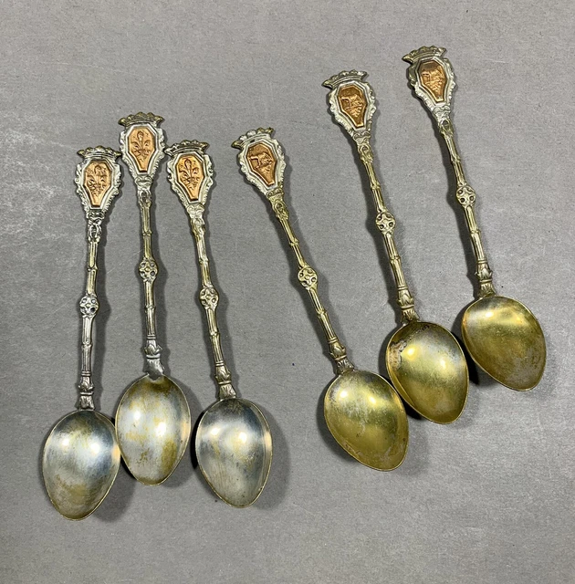 Souvenir Spoons, Silverplate, Silver, Antiques - PicClick CA
