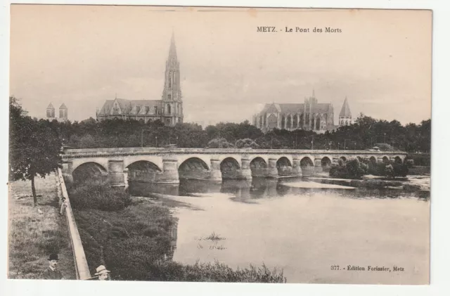 METZ - Moselle - CPA 57 - bridges - Pont des Morts -