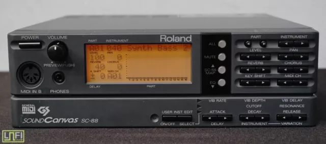 ROLAND SOUND CANVAS SC-55MK2 SC-55MKII General MIDI GS OK MADE in