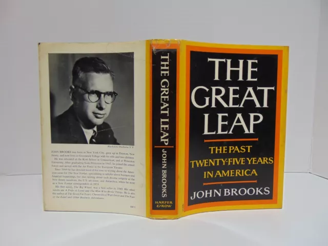 The Great Leap: The Past Twenty-Five Years In America John Brooks 1966 HC BCE