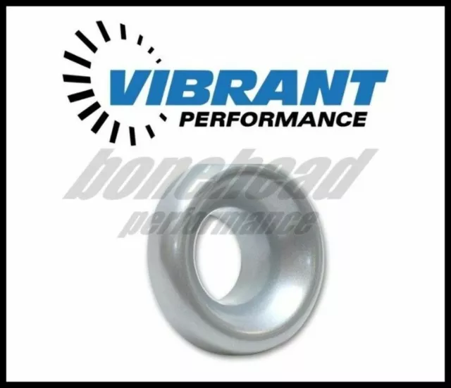 Vibrant 10952 Bellmouth Velocity Stack, Aluminum 3.5" Inlet