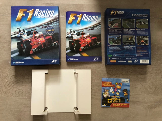 Jeu PC F1 RACING Simulation En Big Box - CD-ROM, Très Bon état, Collection Rétro