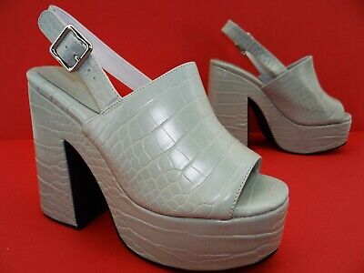 Jeffrey Campbell mattix Scarpe Sandali Sandali plateau tacco alto taglia 40 verdi 