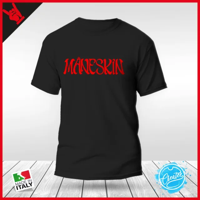 T-shirt maglia idea regalo Maneskin Rock Band musica Uomo Donna Ragazzi