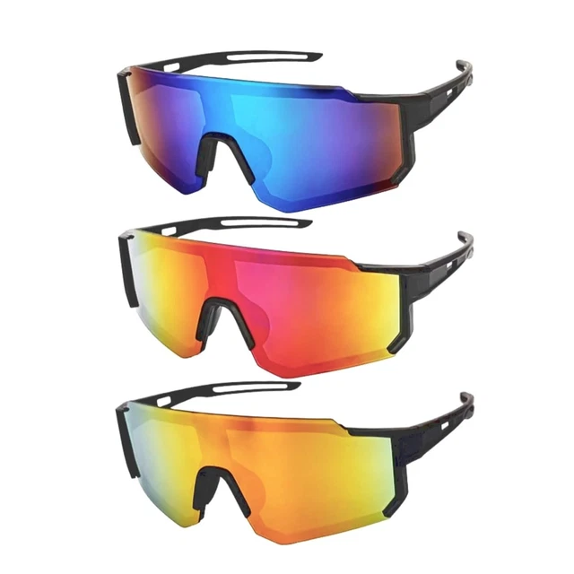6 Paires Lunettes De Soleil Sport Enveloppantes Vintage - Idéales Conduite, Pêche, Cyclisme