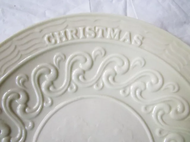 1974 Belleek 8-5/8" Christmas Plate, Devenish Isle Lough Erne 3