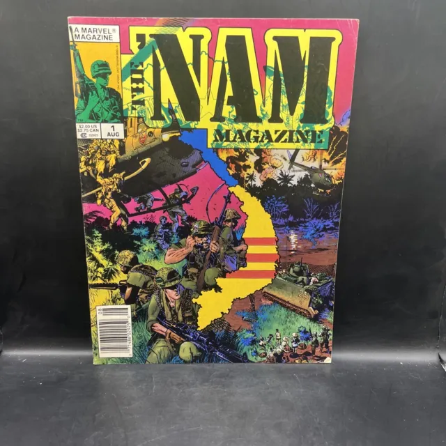 The Nam Magazine #1 1988 Marvel Comics Comic Book Newsstand (A14)