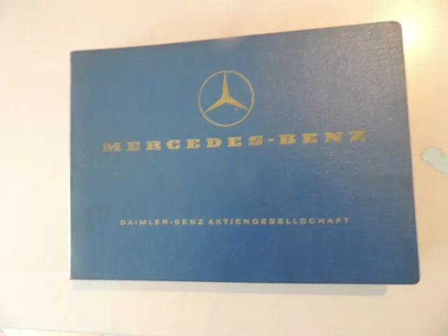 Parts list catalog ue Ersatz Teil e katalog Mercedes Benz Typ 190D W121