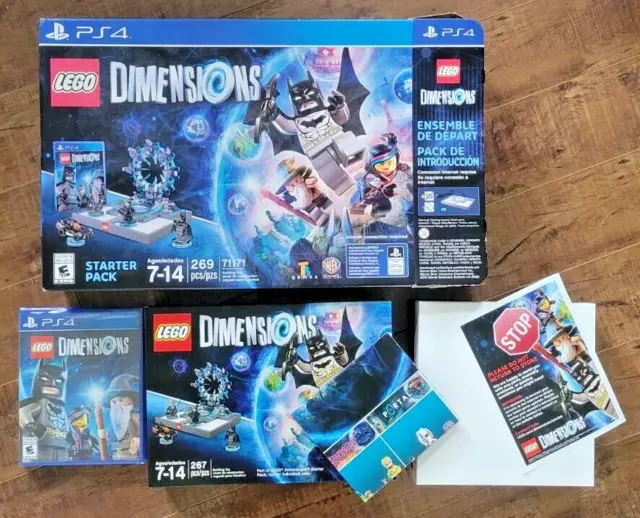 PS4 LEGO Dimensions Starter Pack Boxset COMPLETE & OPEN BOX - PS5 COMPATIBLE