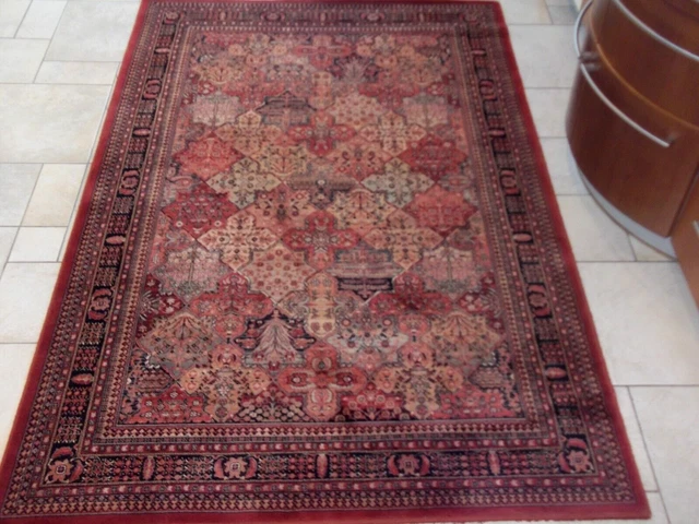 John Lewis traditional design Belgium wool rug 160 x 240 cm burnt orange RRP£425