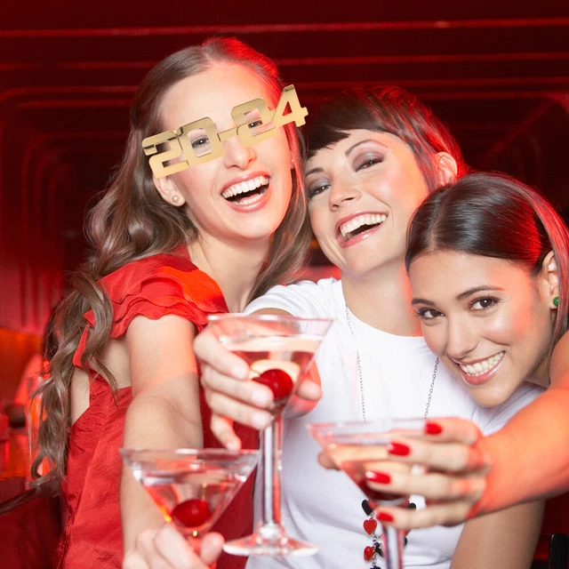 NEW YEAR 2024 Eyeglasses Party Supplies 2024 New Year Party Funny