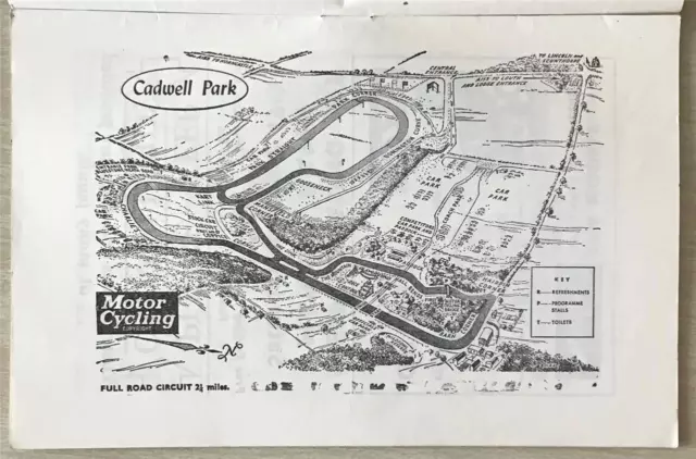 CADWELL PARK 29 Sep 1968 INTERNATIONAL ROAD RACES Motorcycle Programme 2