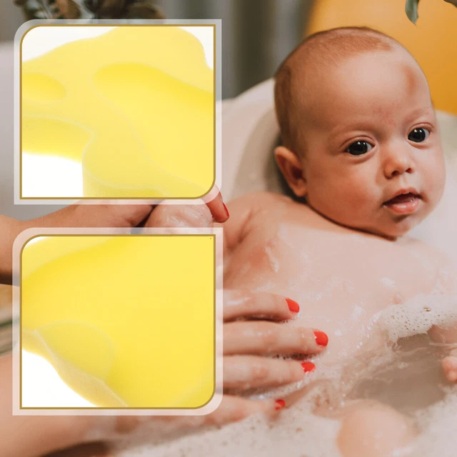 Bath Sink Sponge Cushion Baby Shower Sponge Mat Infant Bath Sponge 3