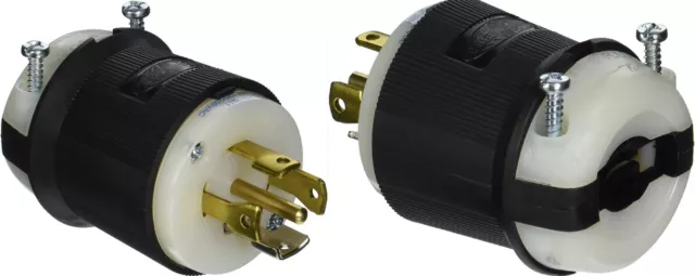 Lot Of 12 Hubbell Hbl2811 Twist-Lock Male Plugs 30A/120/208V/4P See Details