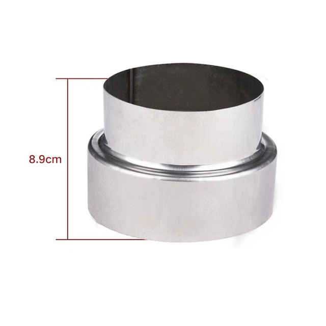 Acier Inoxydable Conduit Doublure Réducteur / Tubage Connecteur Cheminée Bloc