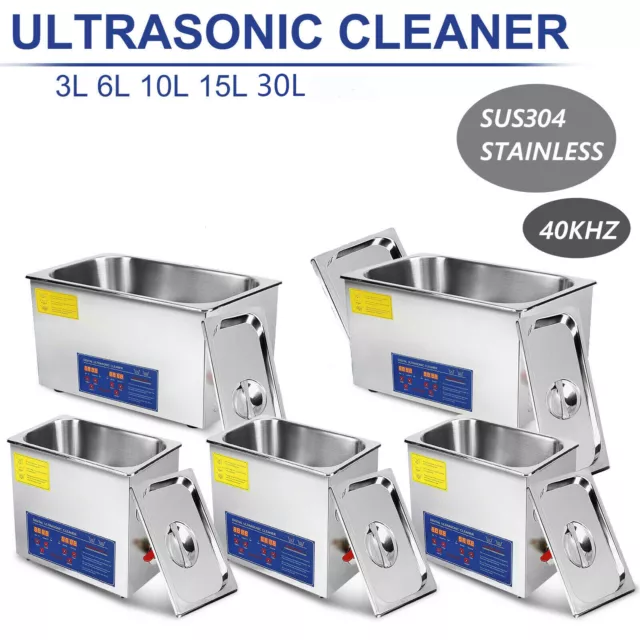 3L-30L Digital Ultrasonic Cleaner Ultra Sonic Bath Cleaning Tank Timer