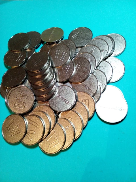 Las Vegas LV Tokens/Coins 50 Pieces+ Extras