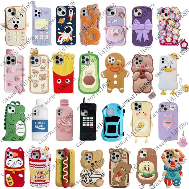 Custodia Morbida Antiurto Per IPhone - Simpatica Fantasia Cartone Animato