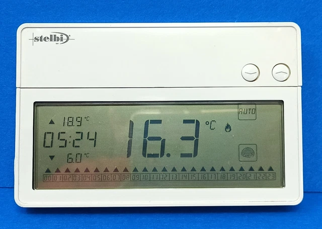 Termostato Meccanico Bimetallico 0-60°C Per Guida DIN 35mm – Interruttore Temperatura Per Ventilazione E Riscaldamento, IP20