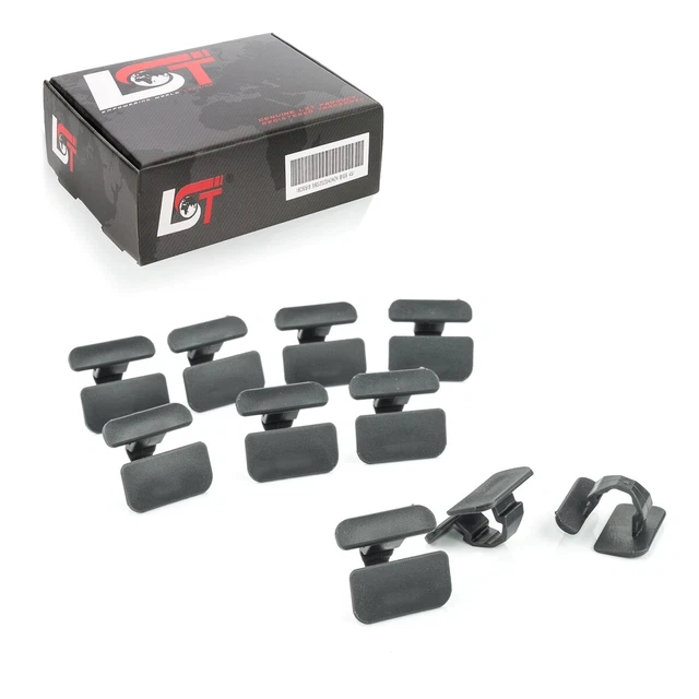 10pz Clip Fermare Parafango per Volvo C30 20082013 Bianco + Giallo