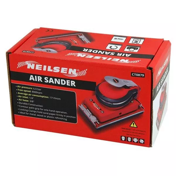 Air Powered Wet and Dry Palm / Jitterbug Sander   170 X 93 mm