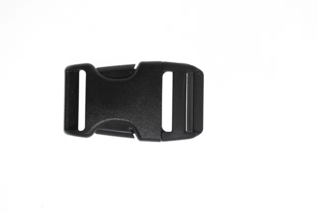 2 - 1" Duraflex Stealth Acetal Plastic Side Squeeze Buckles 25mm 6358/6359