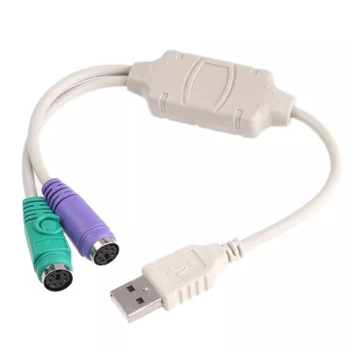 USB to PS/2 Adapter Converter Cable for Keyboard Mouse PC Laptop PS2