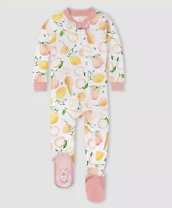 Baby Girls & Boys USA Designer Burts Bees Organic Cotton  Sleepsuits 12 - 24 Mth 3