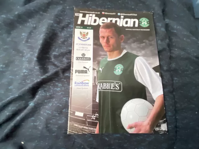 Hibernian Hibs v St Johnstone February 2013.