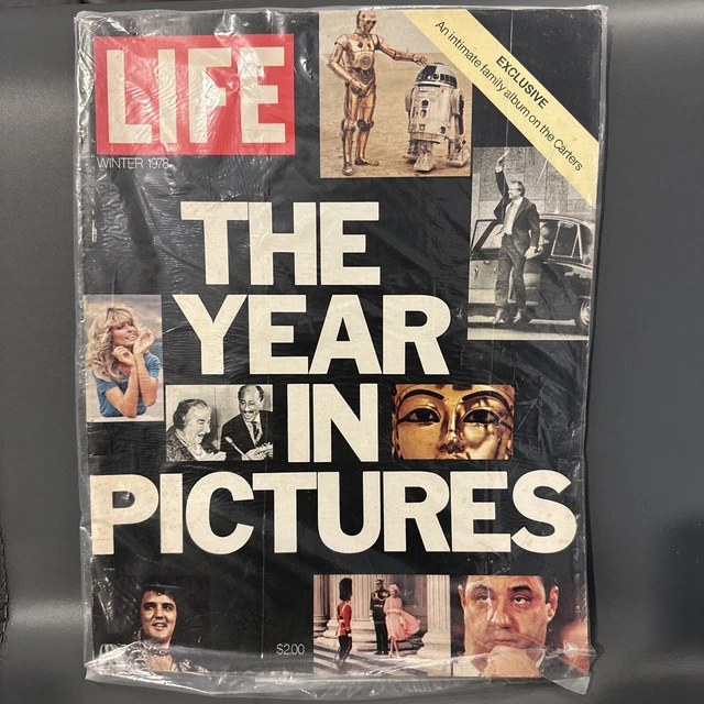 LIFE MAGAZINE WINTER 1978 Year In Pictures 1977 Elvis Star Wars Farrah ...