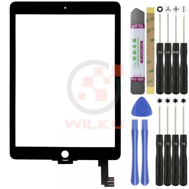 Digitizer für iPad Air 2 2014 9.7 A1566 / A1567 Touchscreen Display Glas Scheibe