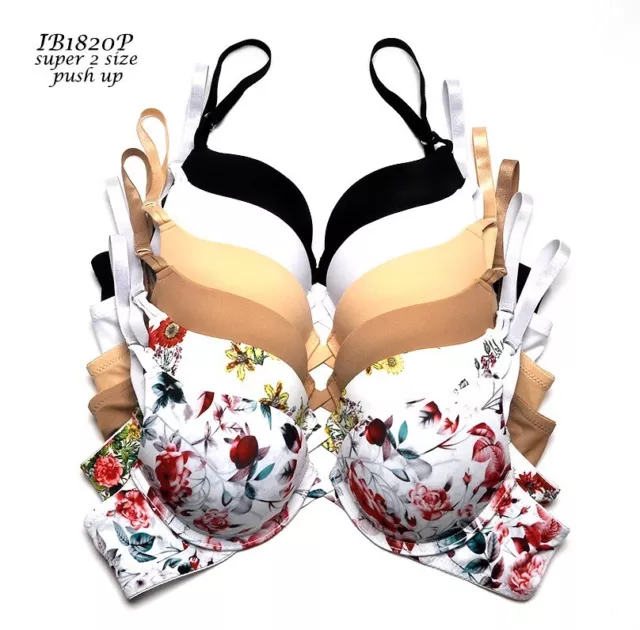 1 BRA - 3 - 6 Bras SEXY Women's MAX Lift EXTREME PUSHUPS ADD 2 CUP SIZES  PUSHUP $8.61 - PicClick