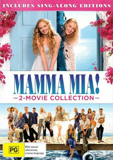 Mamma Mia! / Mamma Mia - Here We Go Again! DVD : NEW