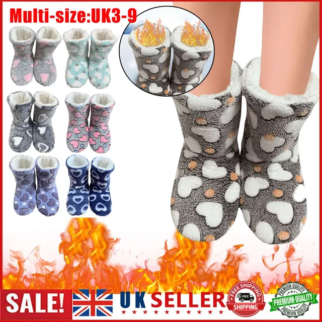 LADIES SLIPPERS WOMENS Boots Ankle Indoor Winter Warm Fur Booties UK Size 2.5 8 7.85 PicClick UK