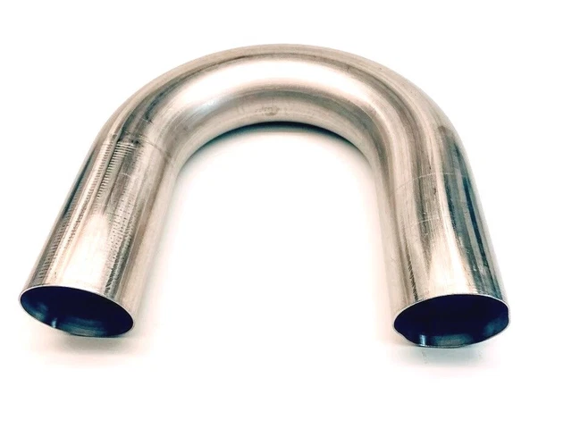 Vibrant 2657 3.5" T304 Stainless Steel 180 Degree U-Bend