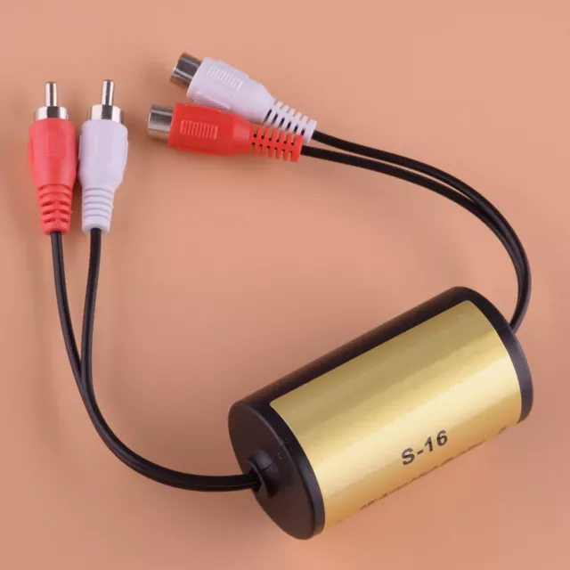 15 Amp Car Audio RCA Noise Filter Suppressor Isolation Transformer Car Stereo