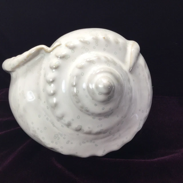 Vintage Ceramic Conch Seashell Sea Shell Planter Home Decor Ocean Beach