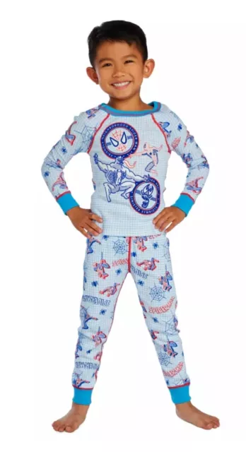 Disney Store Venom & Spider-Man Deluxe PJ Pal Pajamas Set Boys Sz 5 Nwt Cotton