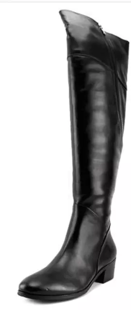 Everybody By BZ Moda Women's •Jamila• Over The Knee Boot - Black Leather