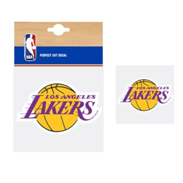 NBA Basketball Geschenkset (Größe Einheitsgröße) Los Angeles Lakers Autoaufkleber - Neu