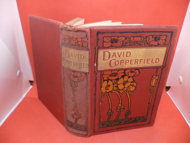 DAVID COPPERFIELD OLD antique book CHARLES DICKENS walter scott publish