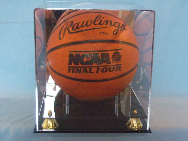 Basketball display case full size mirror back 85% UV filtering acrylic NBA NCAA