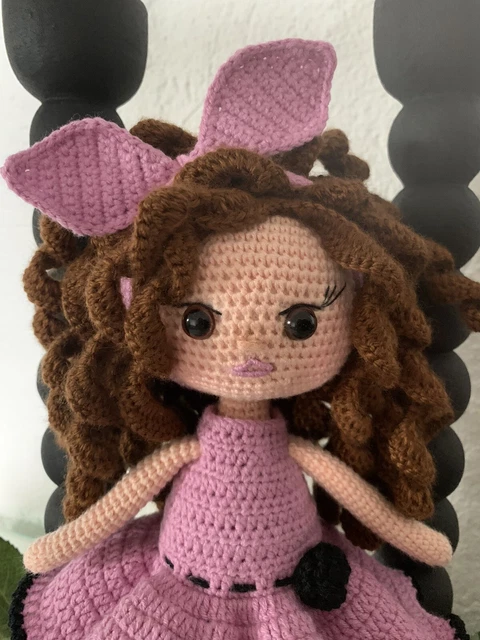 Amigurumi Luxuspuppe 28 cm. Handmade Geschenke🌸
