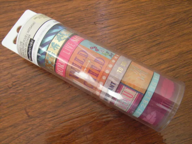 Recollections Washi Crafting Tape Boho 9 Rolls 75 Yards 496413 Free Spirit Vibes