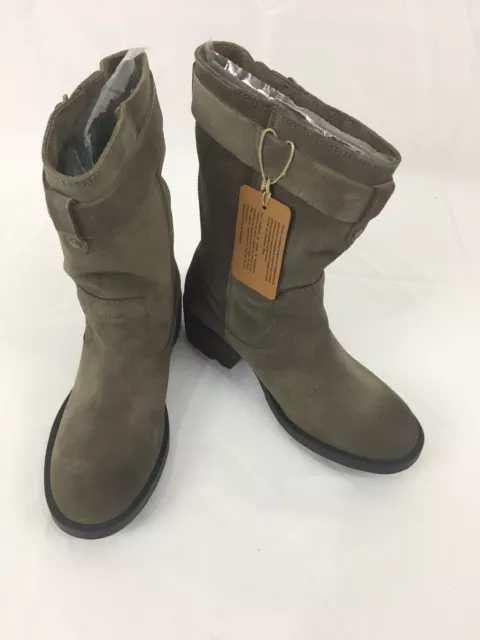 PALLADIUM Caramba Sud Bottines Souples Cuir Suédé  Gris Caribou T 36