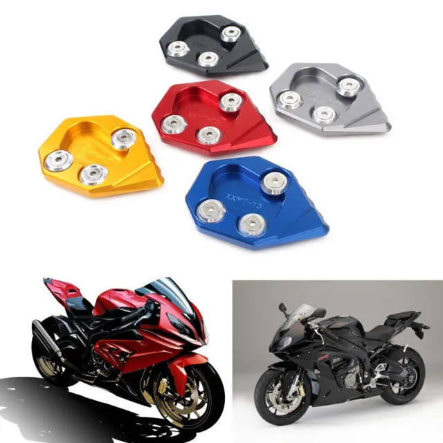 Sidestand Kickstand Extension Side Stand Plate Pad Fit BMW S1000RR 2015 - 2021