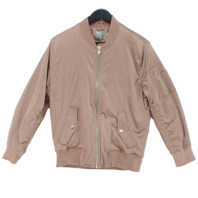 Asos Women's Coat UK 10 Tan Polyester with Cotton, Elastane