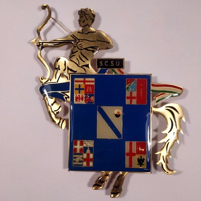 Crest Stemma scudo militare SCSU da collezionismo 